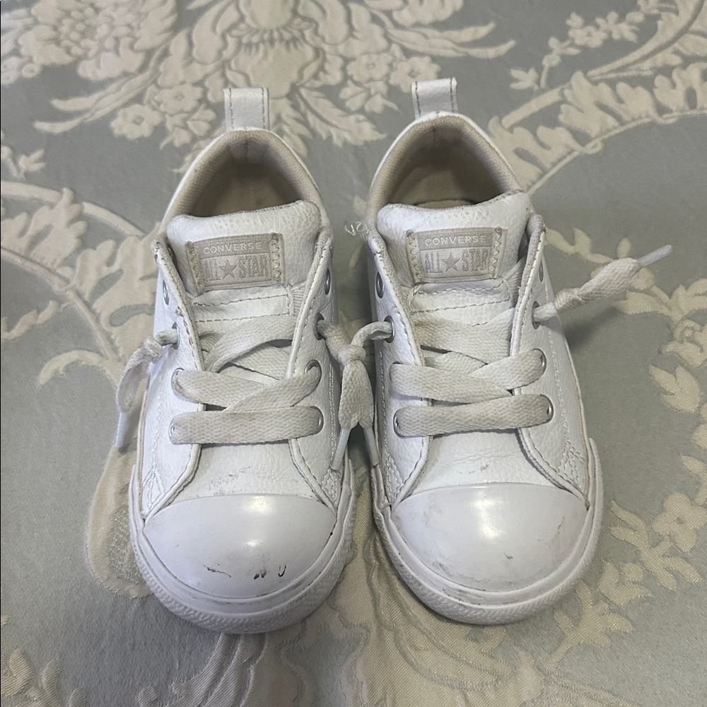 Converse All Star Leather White/White size 8